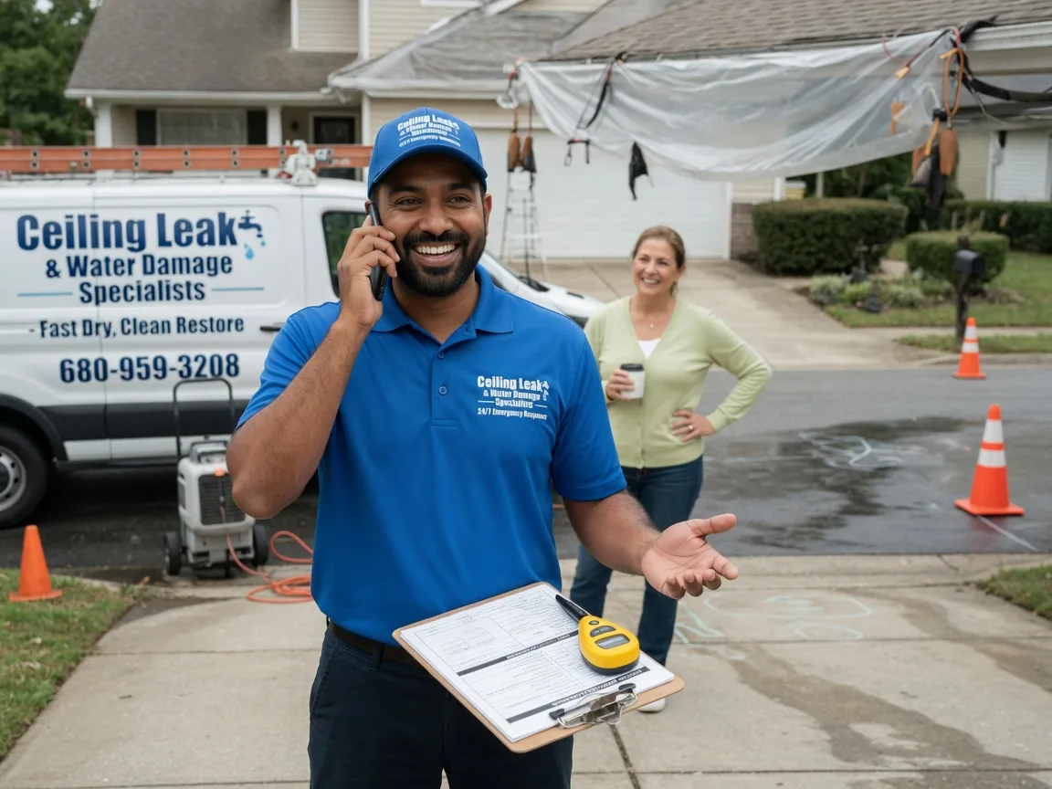 Ceiling Leak Cleanup Gum Spring, VA FAQs